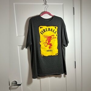 2XL Fireball whisky t shirt